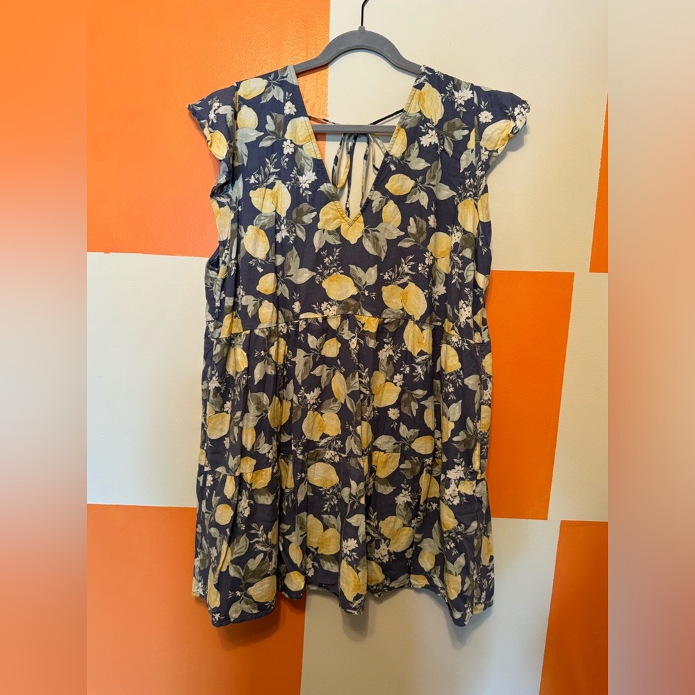 Lemons print Babydoll Dress from Abercrombie & Fitch
